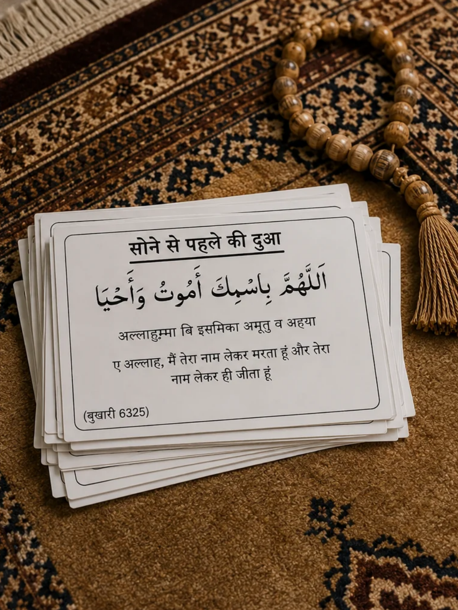 Hindi Dua Stickers (12 dua in a set)