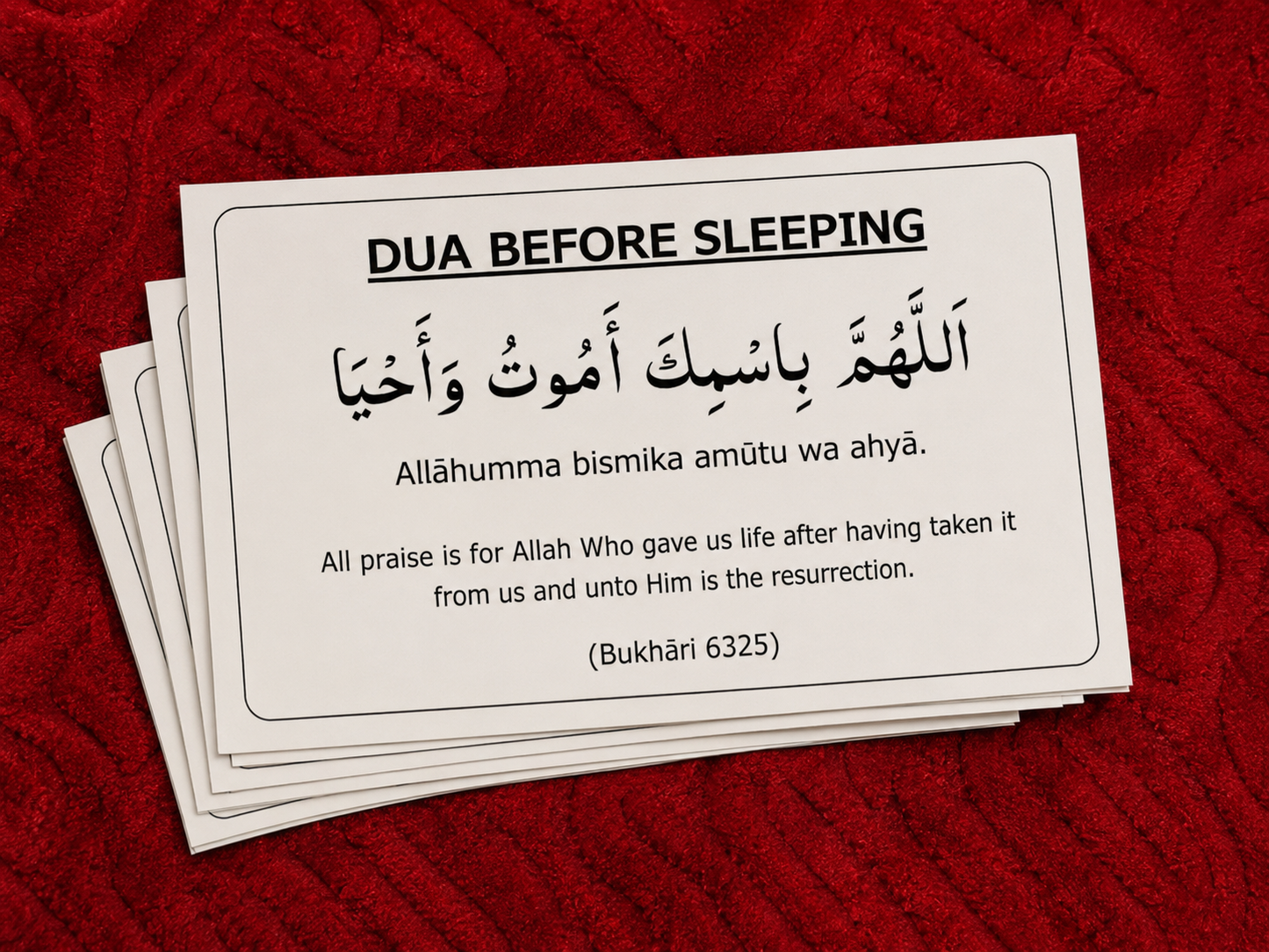 English Dua Stickers